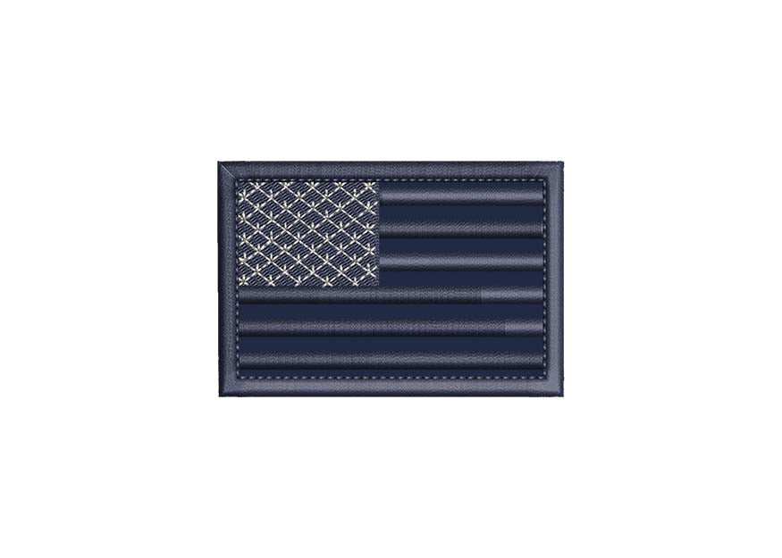 USA Flag - 3x2 morale patch - Embroidered - Sew On OR Hook Fastener