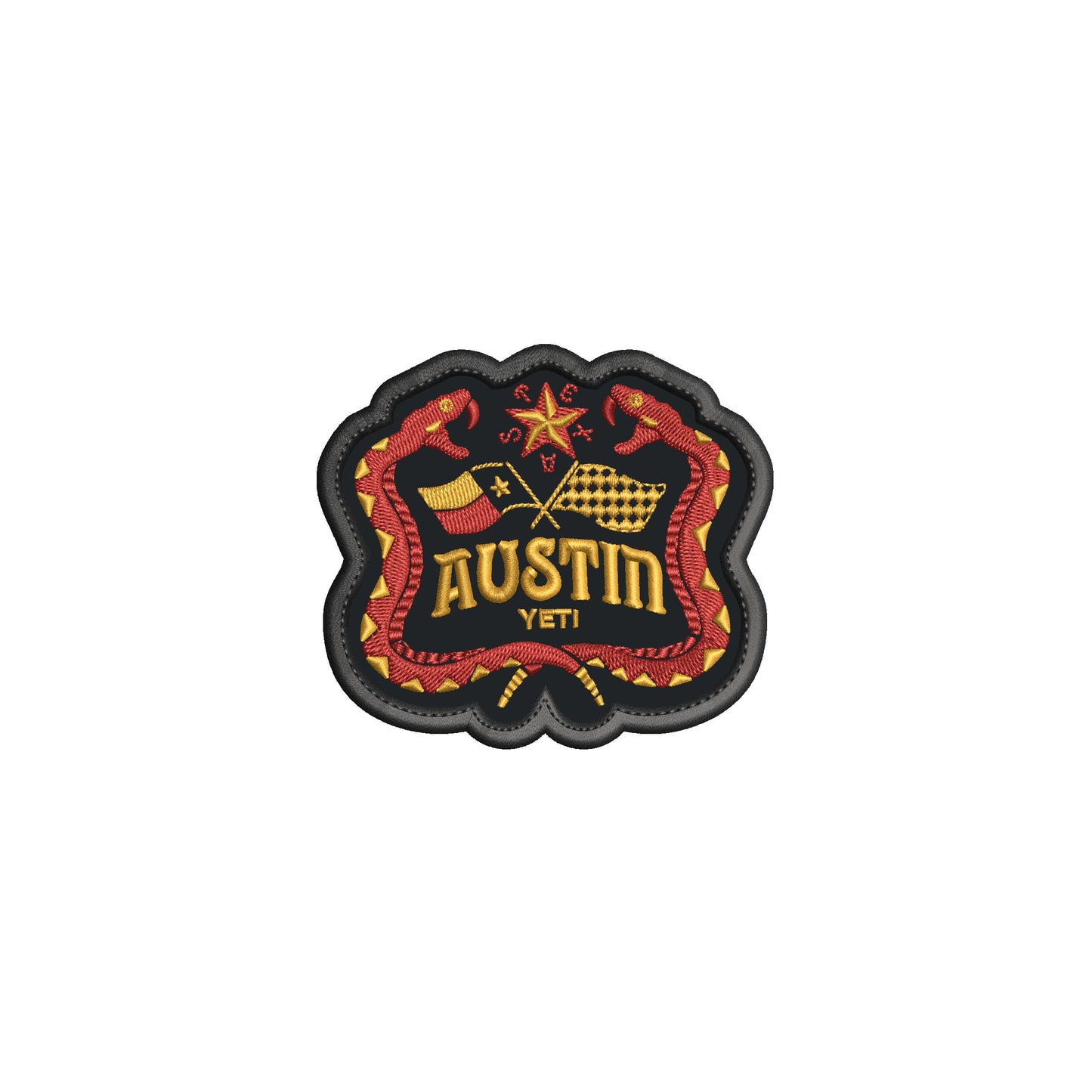 Custom cooler patches, 2x3 inch patch with velcro hook fastener