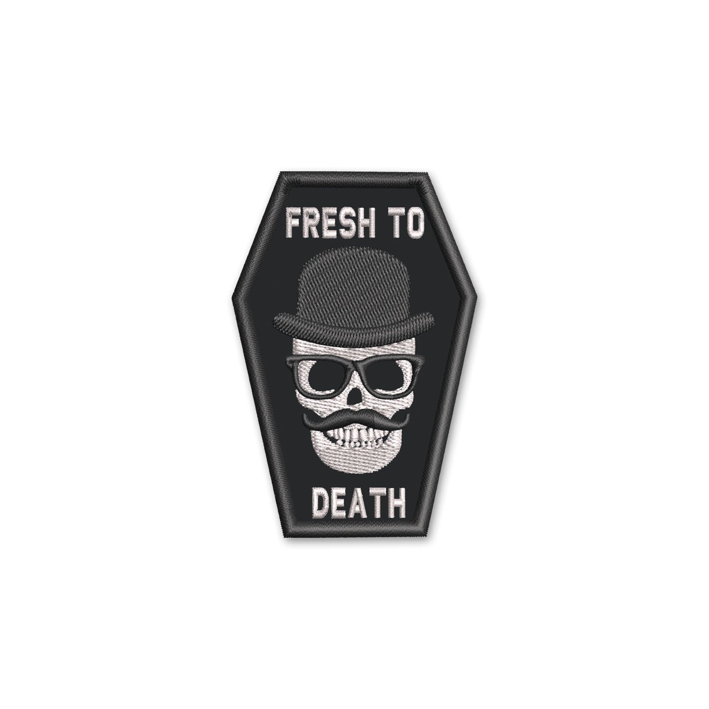 Fresh Death 1.98X2.96 inches Embroidered Morale Patch