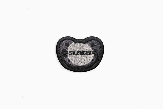 Tactical Dad Life - Silencer Embroidered patch 2 1/2x2 inch sew on/Hook fastener with black edge finish