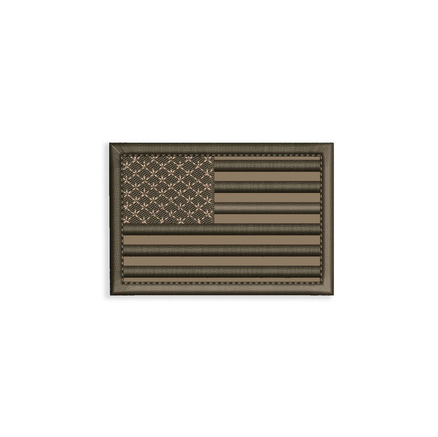 USA Flag - 3x2 morale patch - Embroidered - Sew On OR Hook Fastener