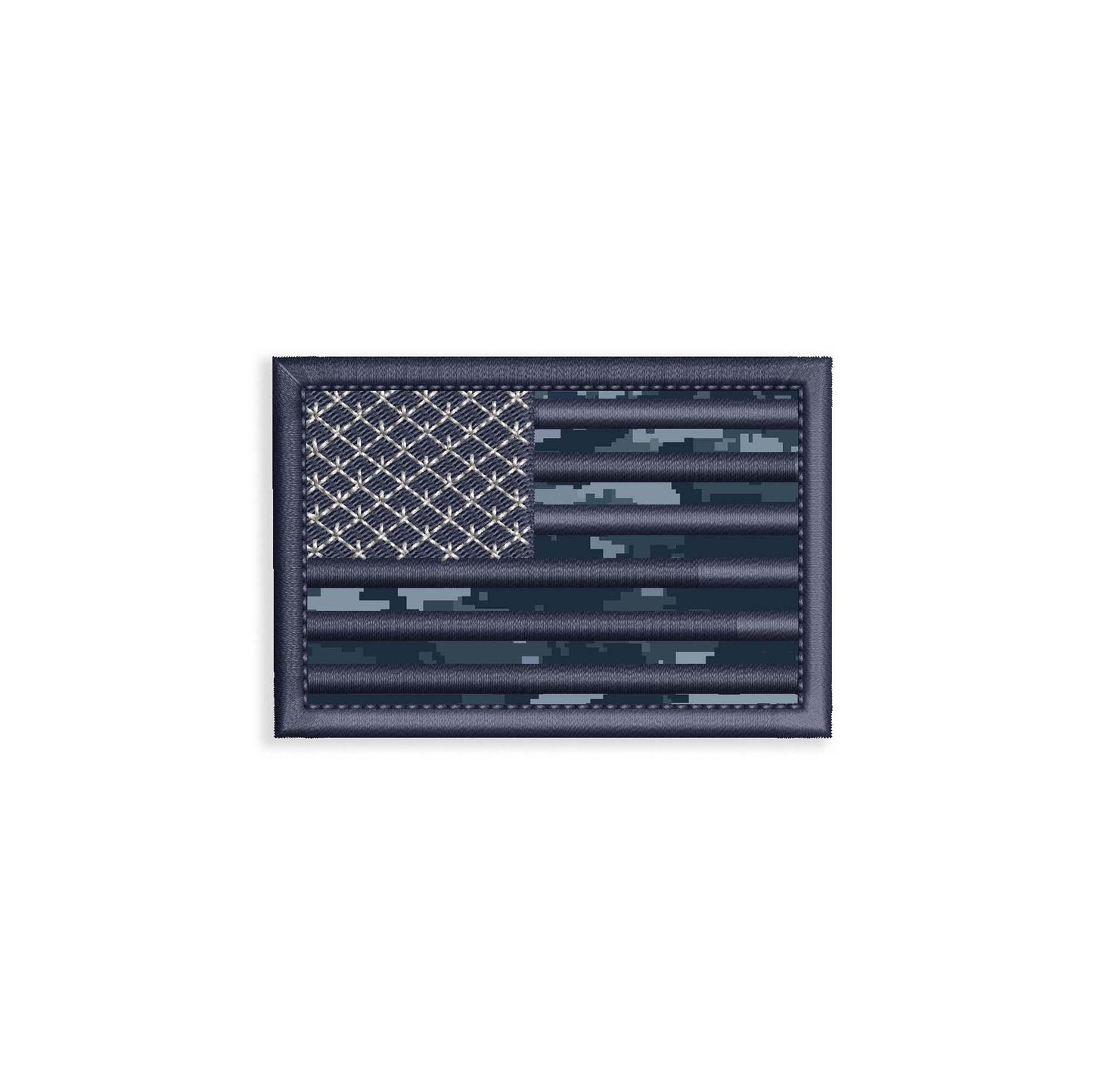 USA Flag - 3x2 morale patch - Embroidered - Sew On OR Hook Fastener