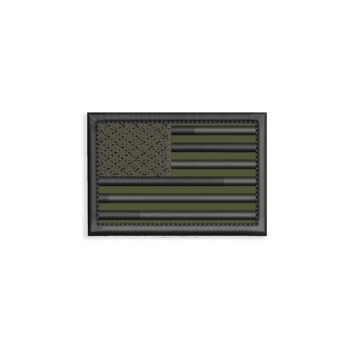 USA Flag - 3x2 morale patch - Embroidered - Sew On OR Hook Fastener