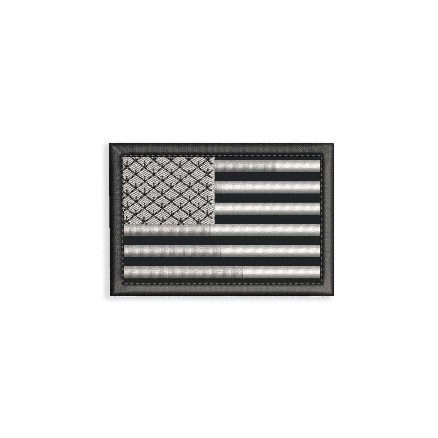 USA Flag - 3x2 morale patch - Embroidered - Sew On OR Hook Fastener