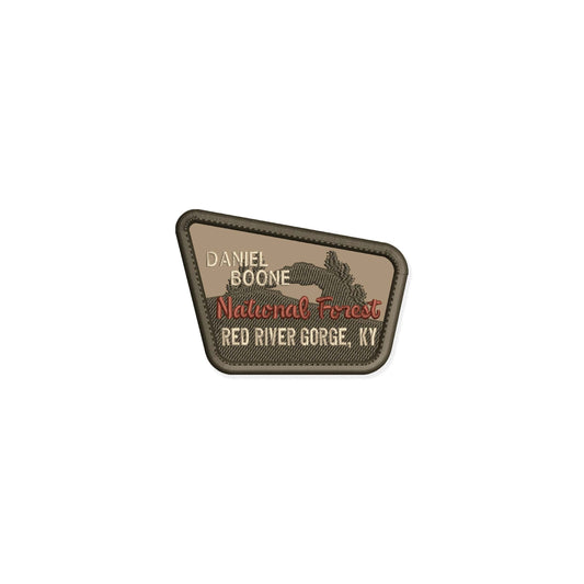 2.25X3.25 Inch Red River Gorge Kentucky hat patch