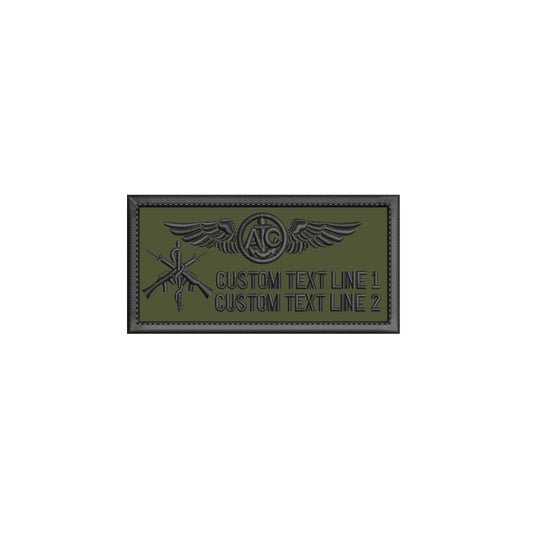 2X4 Inch US Navy Aircrew wings - Embroidered with hook fastener